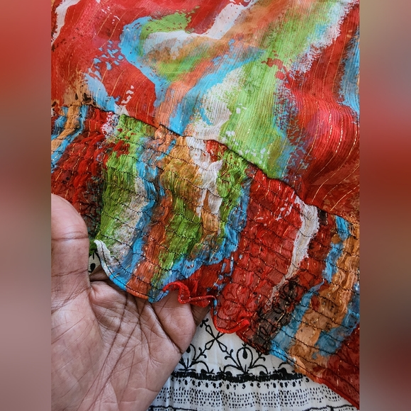 Vintage bebe see-thru blouse - Picture 10 of 12